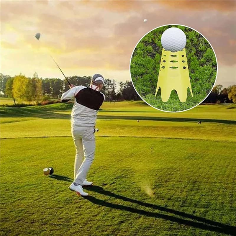 A35F Nuove magliette per simulatore di golf, 72 pezzi T-shirt da golf per interni T-shirt per tappetino da golf T-shirt da golf in plastica T-shirt da golf per pratica, alte + corte
