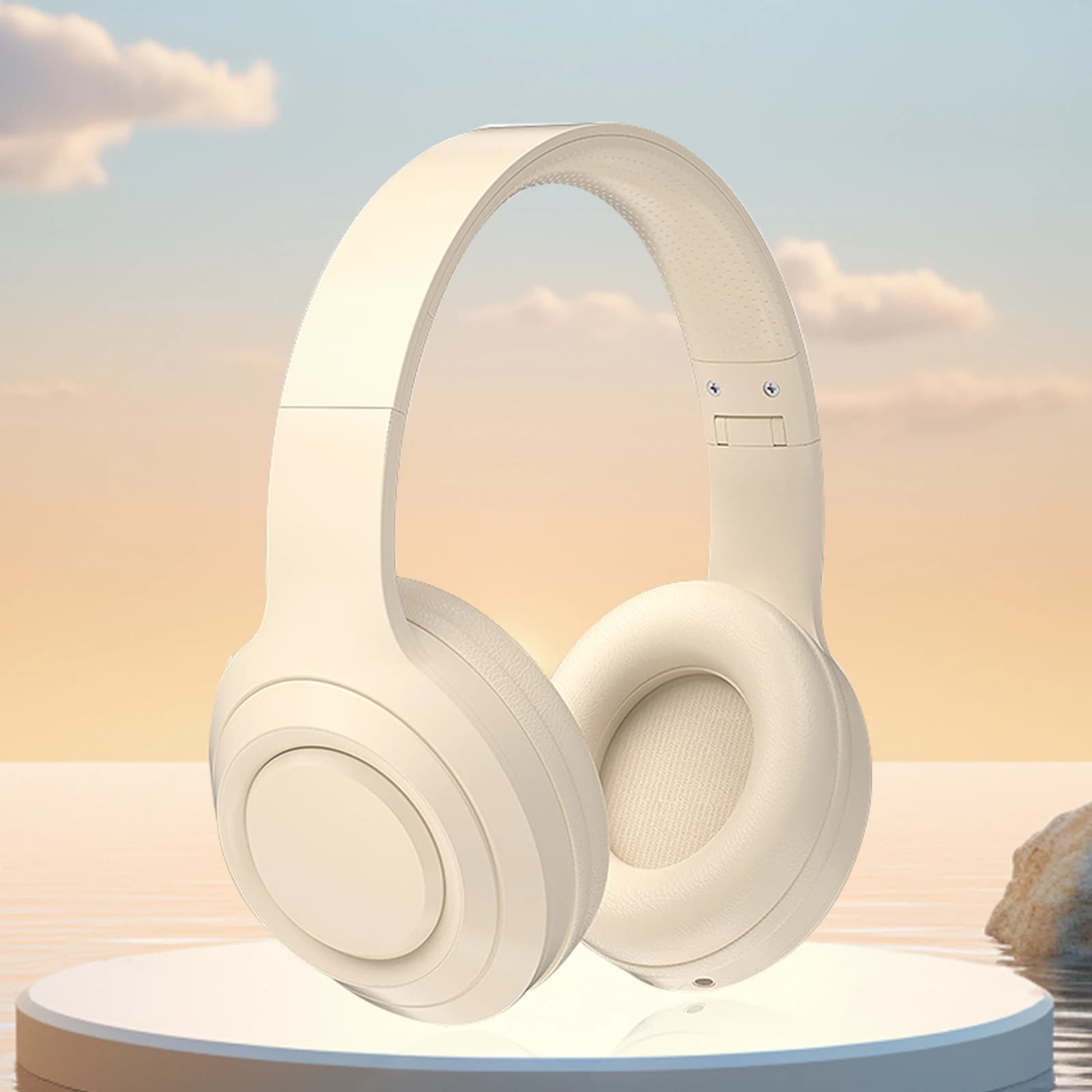 Cuffie Bluetooth senza fili Cuffie stereo HIFI sopra l'orecchio Riduzione del rumore Auricolari da gioco sportivi Lettore musicale con microfono Regali