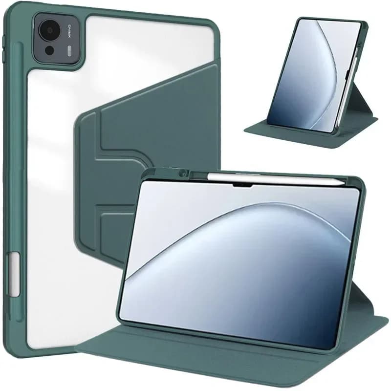 Cover girevole a 360 gradi per Xiaomi Pad 7 Ultra Custodia da 14 pollici 2025 Supporto magnetico Custodia posteriore in acrilico con custodia per tablet portapenne