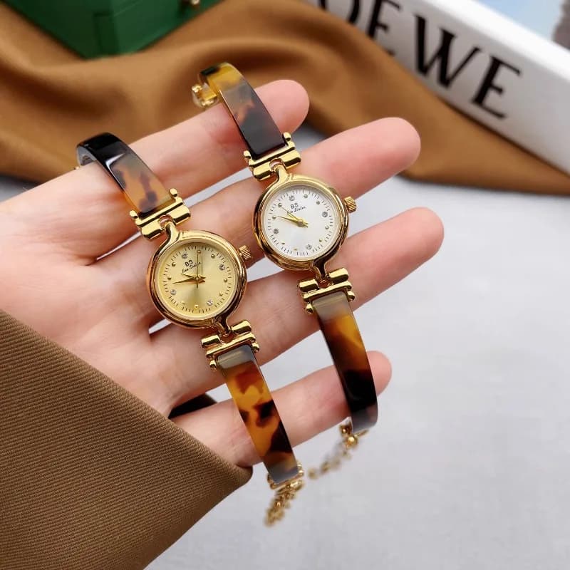 2025 Nuovo Orologio di Lusso per Le Donne Bracciale Ambra Piccolo Quadrante Orologio Al Quarzo da Donna Bracciale Regalo Relojes Para Mujer