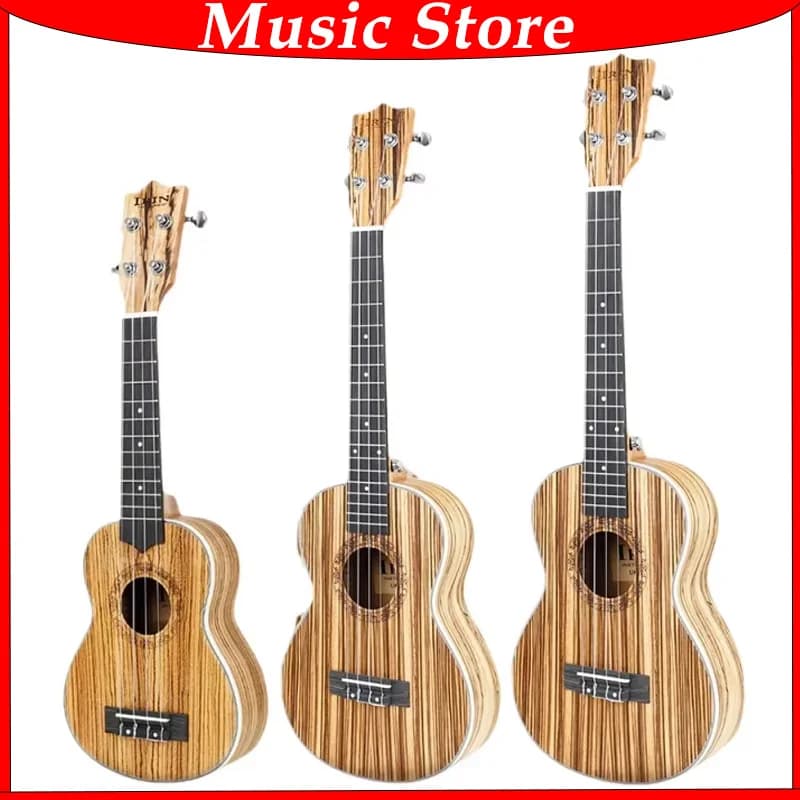 IRIN 21/24/26 pollici Ukulele 4 corde Guita Regali musicali classici Strumenti Giocattoli per la prima educazione per principianti Bambini Bambini