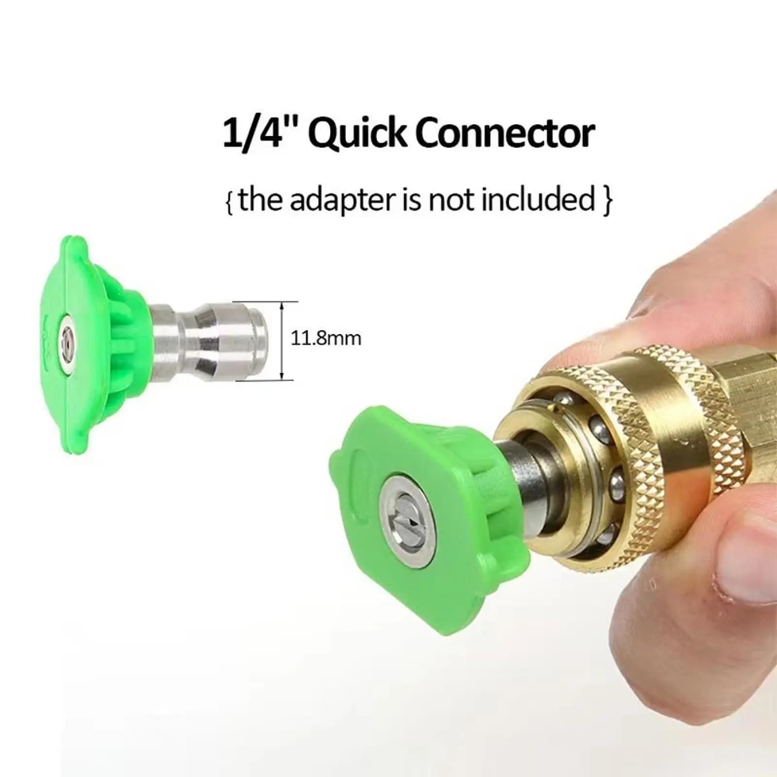 Adattatore per Tubo Idropulitrice ad Alta Pressione in Ottone, Strumento di Conversione per Tubi da Giardino