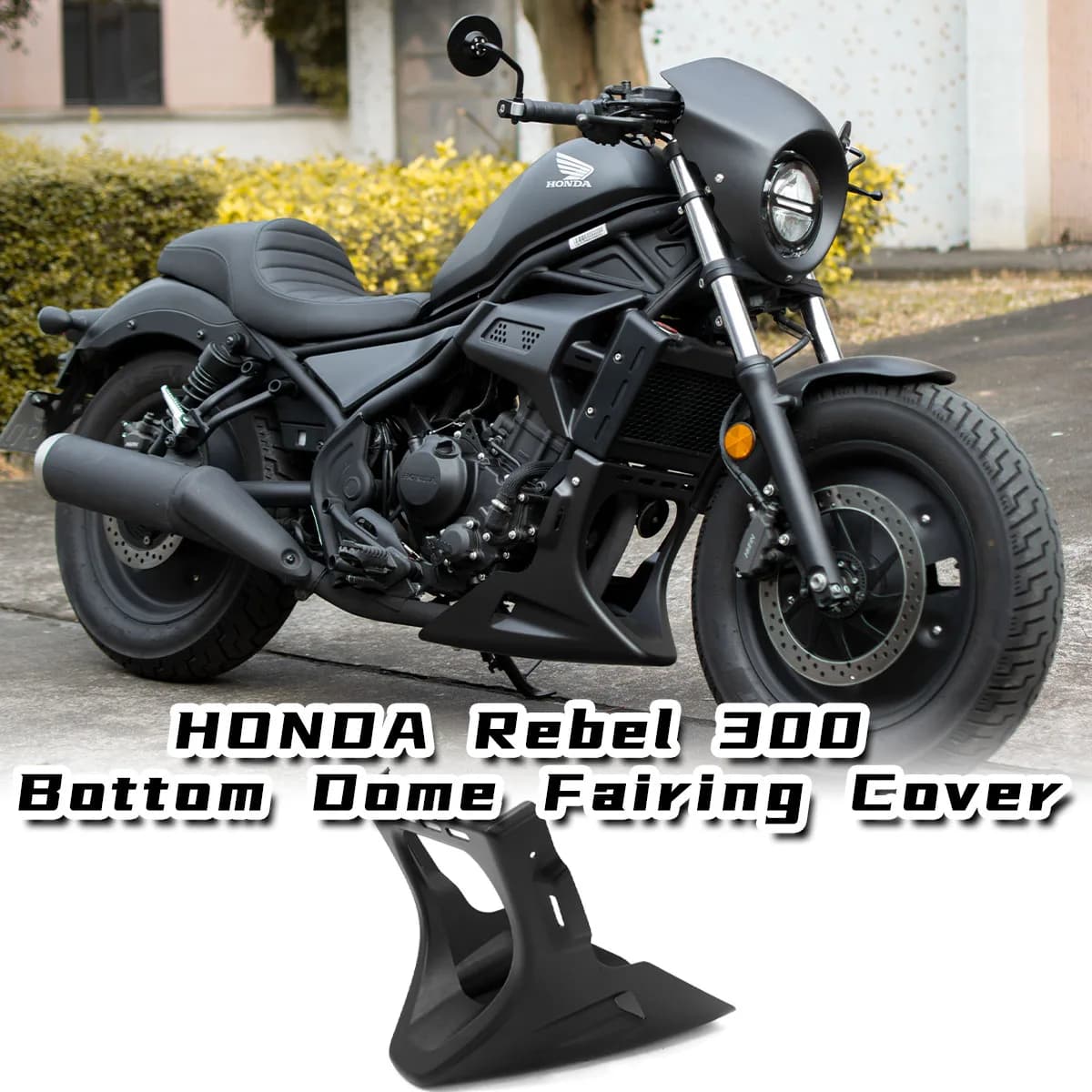 Customized For HONDA Rebel CM300 Motorcycle Bottom Dome Customized Fairing Cover ABS Material
