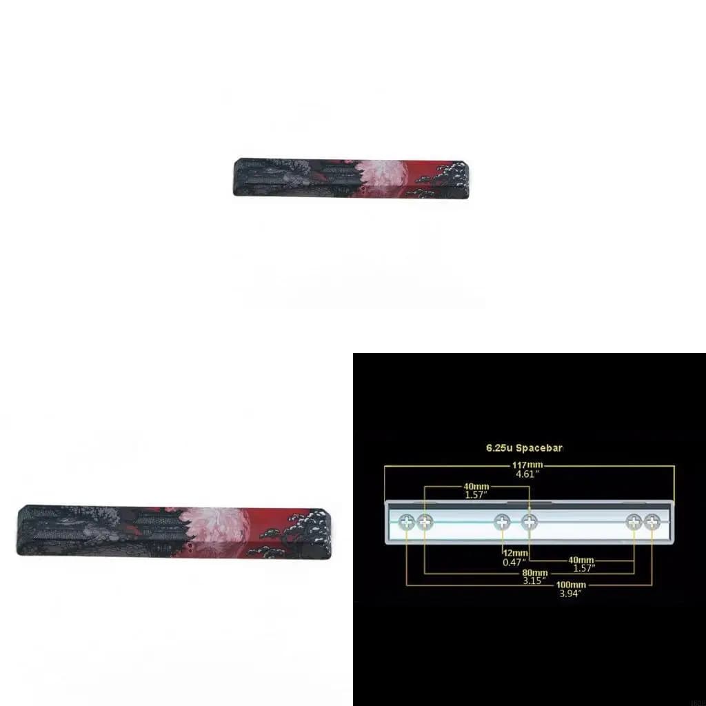 462E PBT Five lati Space-Spacebar KeyCaps Sostituire le parti della tastiera meccanica