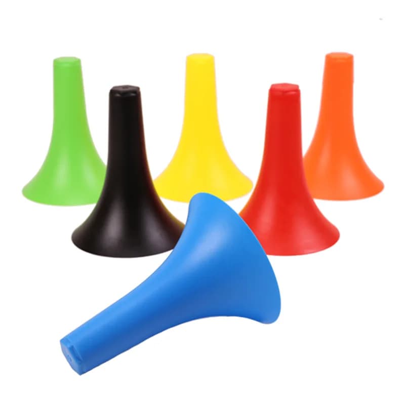 Ostacolo a forma di corno, imitazione cono gelato, 23 cm, per allenamento di pallacanestro, calcio e pattinaggio.