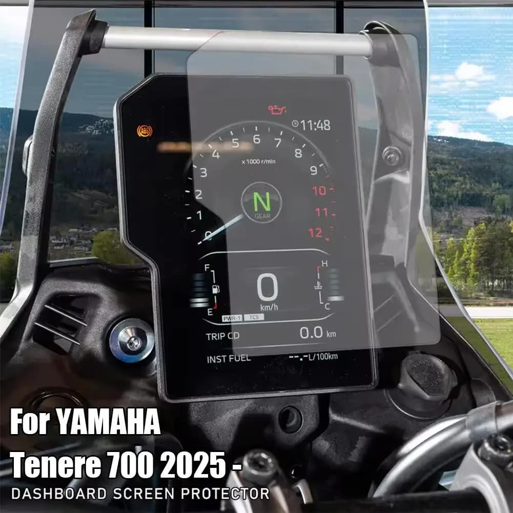 Protezione dello schermo del cruscotto del motociclo per Yamaha Tenere 700 2025 Pellicola per strumenti Scratch Cluster Protezione dello schermo del cruscotto H8T7