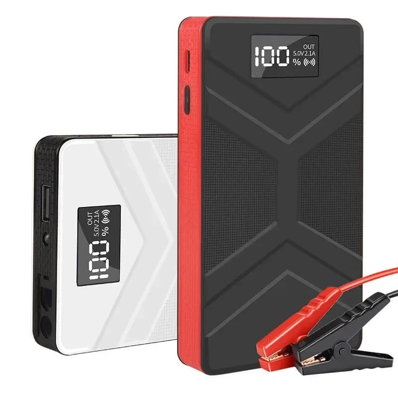 All In One 8000 MAH Jump Starter Power Bank 800 A Peak Car Jump Starter con compressore d'aria e luce per uso su camion