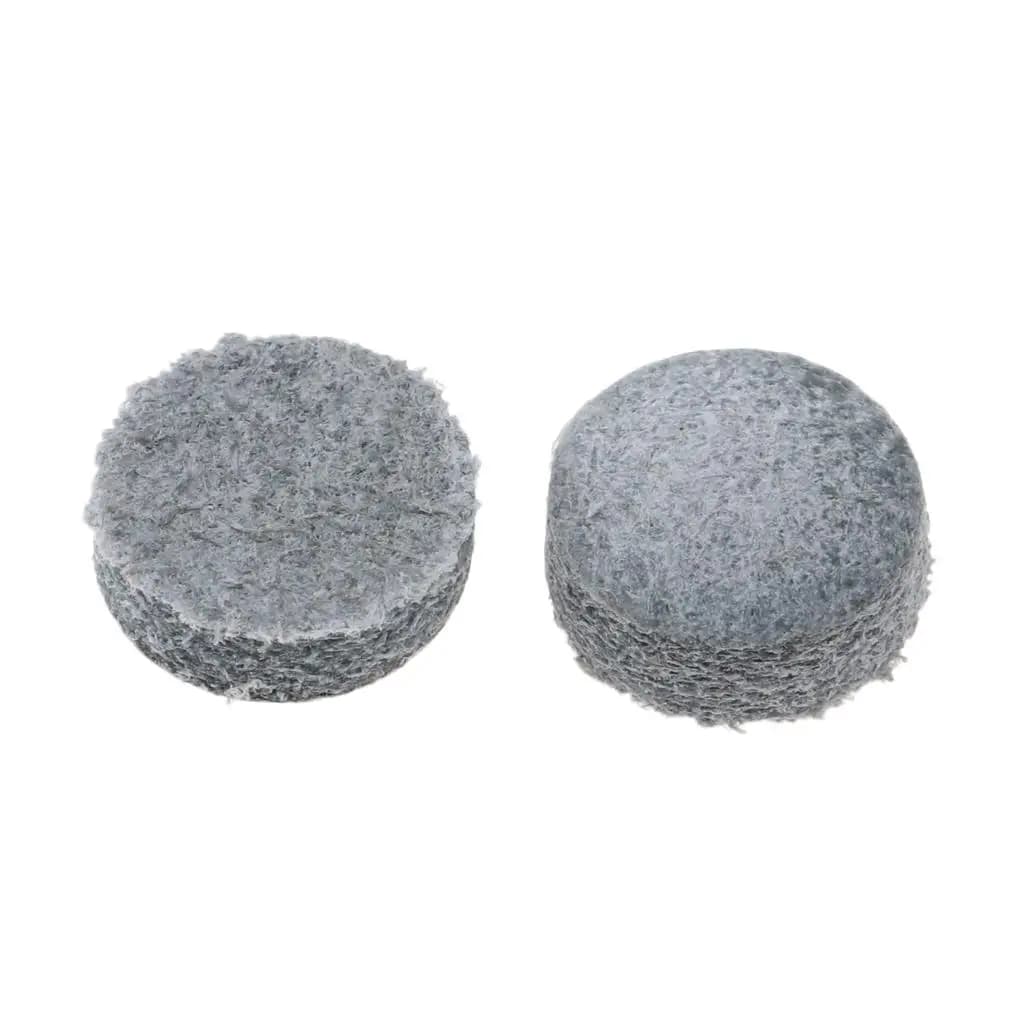 Puntali per Stecca da Biliardo 13mm in Pelle Pressata, Accessori Durevoli per Biliardo e Snooker