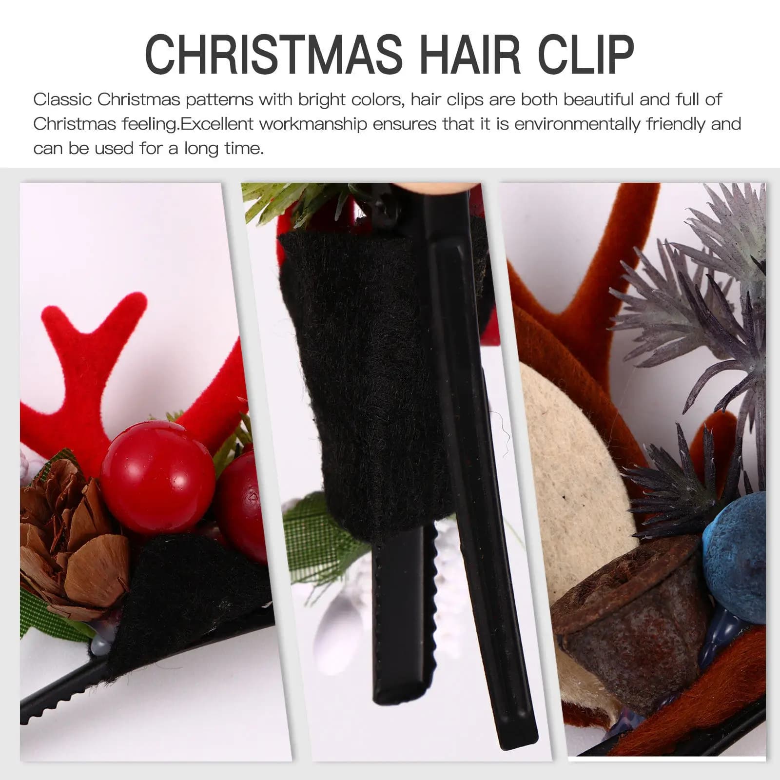 2 Paia di Fermagli per Capelli a Forma di Corna, Eleganti e Comodi, Facili da Indossare e Togliere, per Matrimoni, Carnevale, Parchi Divertimento