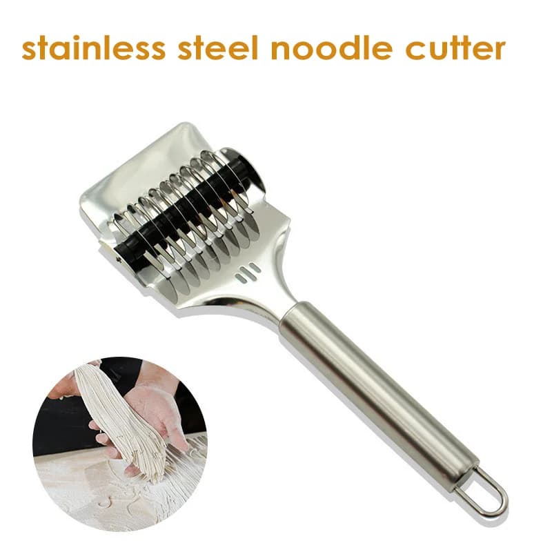 Noodle Cutter,Pasta Roller Tool for Homemade Noodles,Stainless Steel Noodle Maker for Kitchen Cooking Tools
