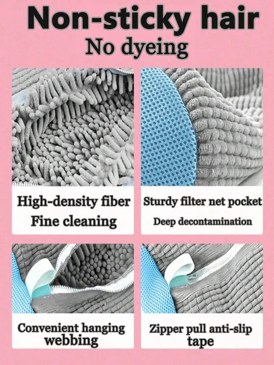 1/2/4 Packs Shoe Laundry Bags – Reusable, 360° Cleaning Bags For Washing Machines And Dryers; Suitable For Adult Footwear.