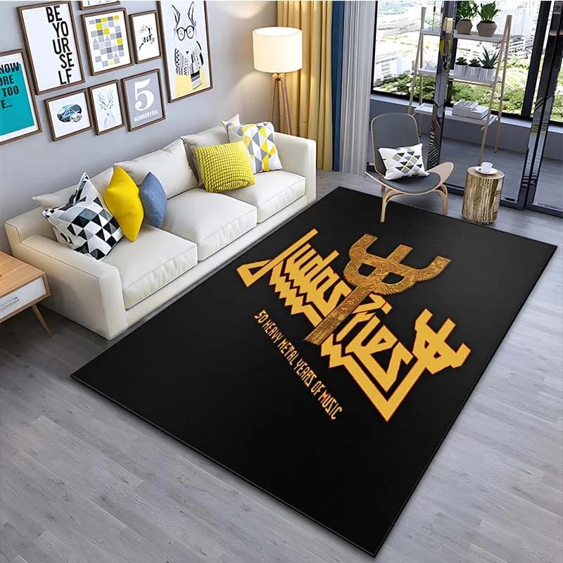 Doom J-Judas Priest Pattern tappetino tappeto 15 dimensioni soggiorno camera da letto comodino tappetino Area tappeto Music Room Club Decor