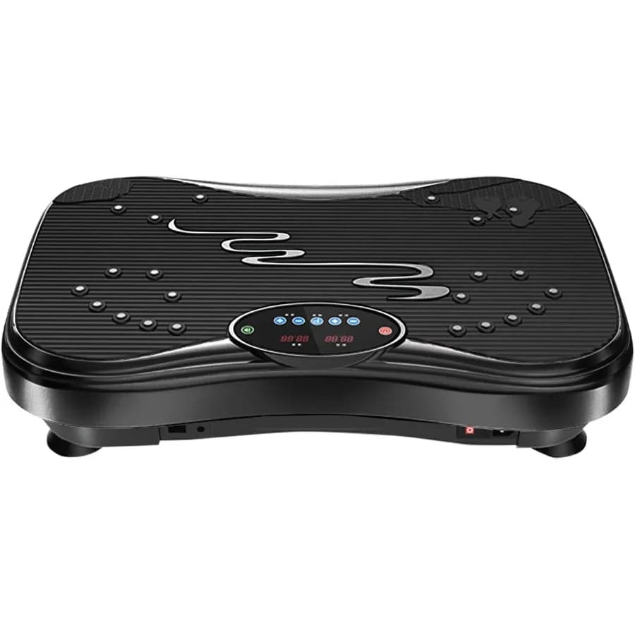 Exercise machine with vibrating plate Vibrating fitness platform for workout for the whole body for fitness at home and weight loss + remote control + ring