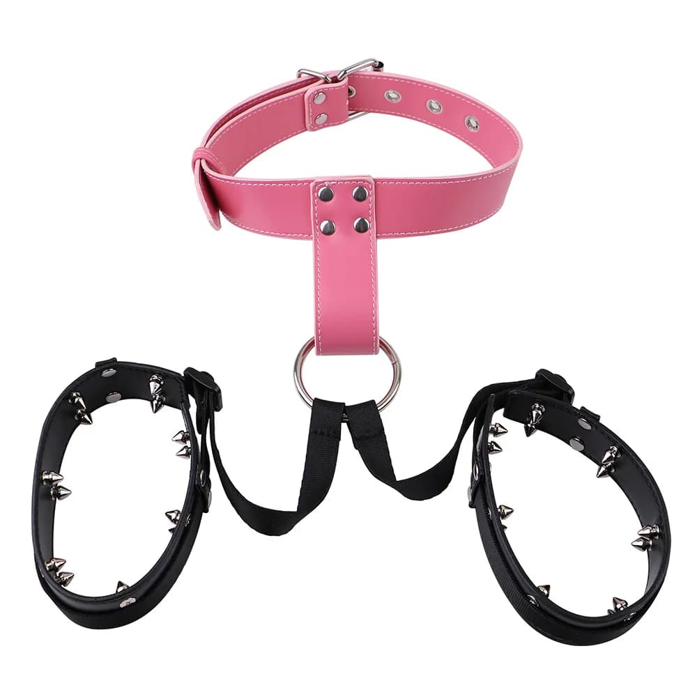 QKKQ Women's Chest Belt, Containment Belt, Belt Ring Belt, Ribbed Belt, Last Adult Products