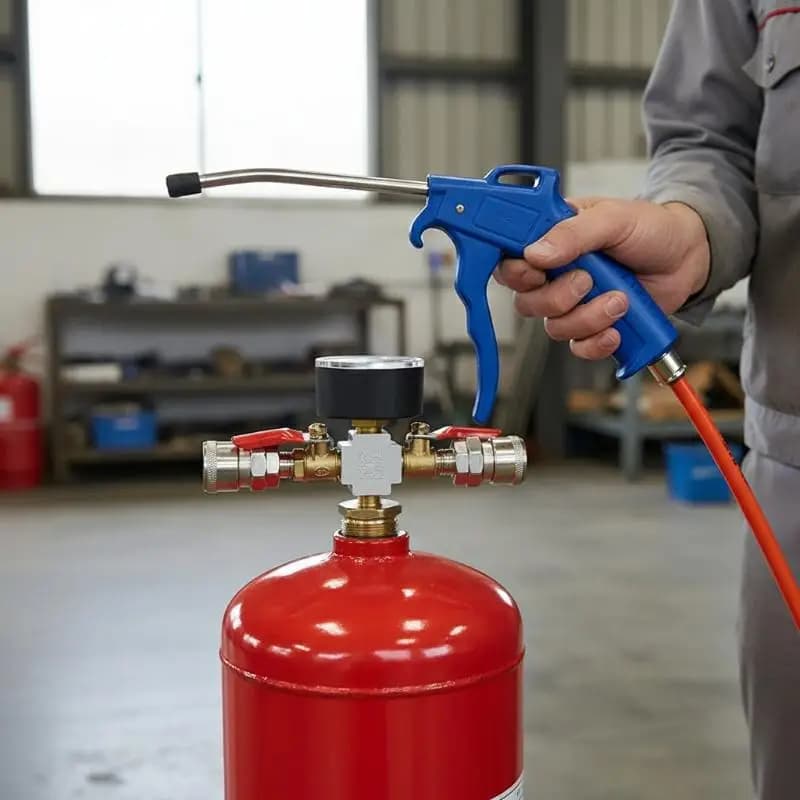 PCP Small Air Tank Adapter High Pressure Fire Extinguisher Conversion Refill Pump Tool for Outdoor and Industrial Use