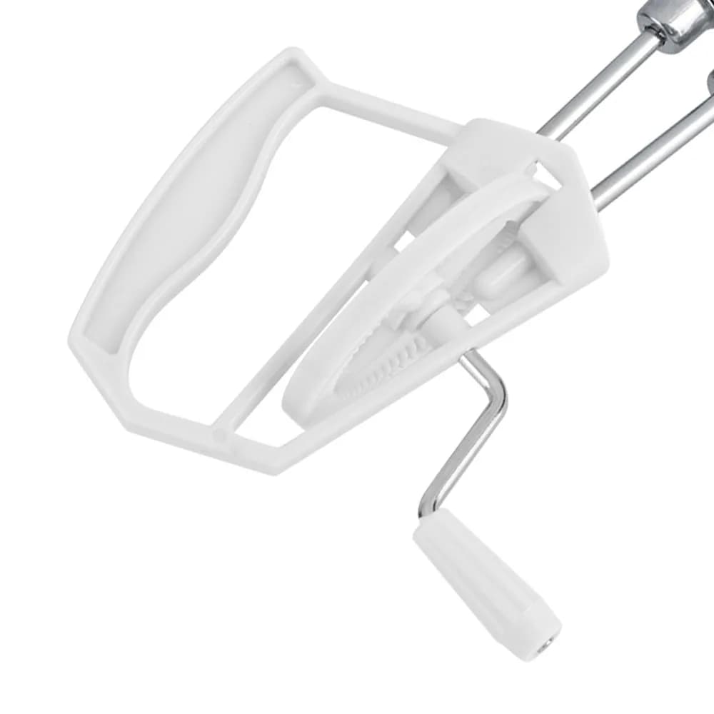 Frusta per Uova in Acciaio Inox, Rotante, Lavabile in Lavastoviglie, Sbattitore Manuale Efficiente, Classico Montapanna per Preparazione Alimenti