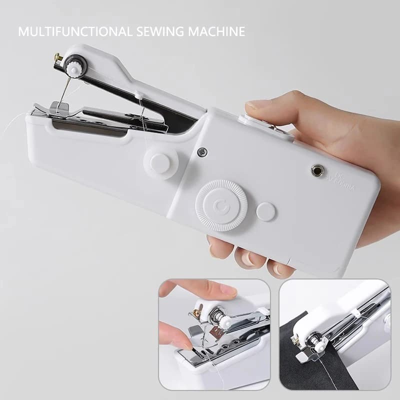 Mini Electric Sewing Machine An Easy-to-use Home Lock-stitching Tool for Sewing Clothes Convenient To Carry