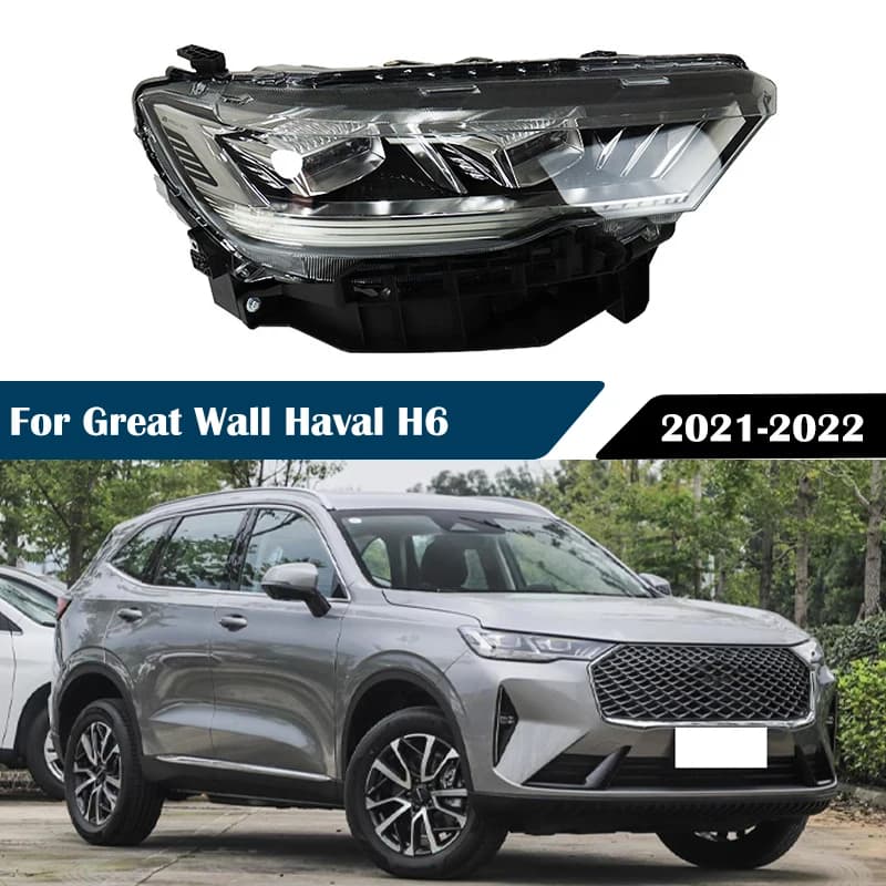 Accessori Auto: Gruppo Fari Anteriori a LED per Paraurti, Luci di Segnalazione e di Guida per Great Wall Haval H6 2021 2022