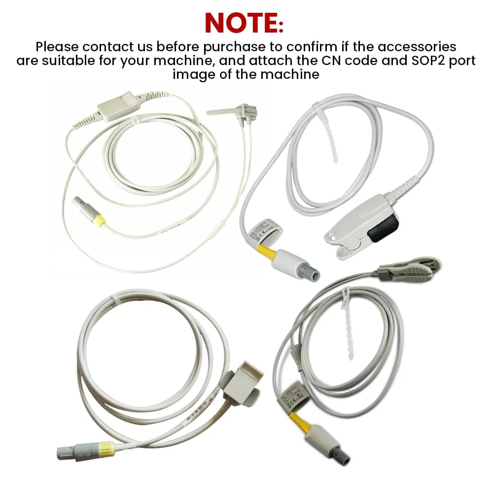SPO2 Probe Sensor Newborne Paediatric Adult Veterinary Oxygen Saturation in Blood for Patient Monitor with CONTEC Pulsoxmeter