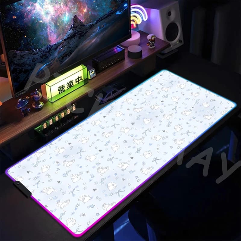 Fantasyland RGB Mouse Pad Gaming Mousepads LED Mouse Mat Keyboard Mat Anti-slip Best Choice Mousepad XXL Luminous Desk Rug