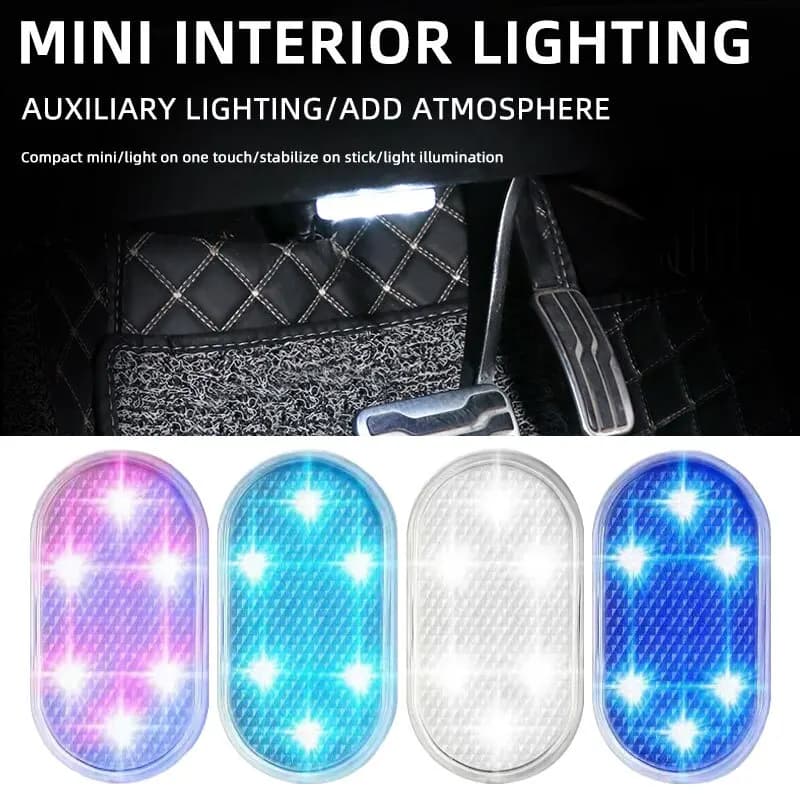 DIY touch sensor with dome light for interior car Mini LED reading lamp roof magnets for car lamp for USB charging atmosphere