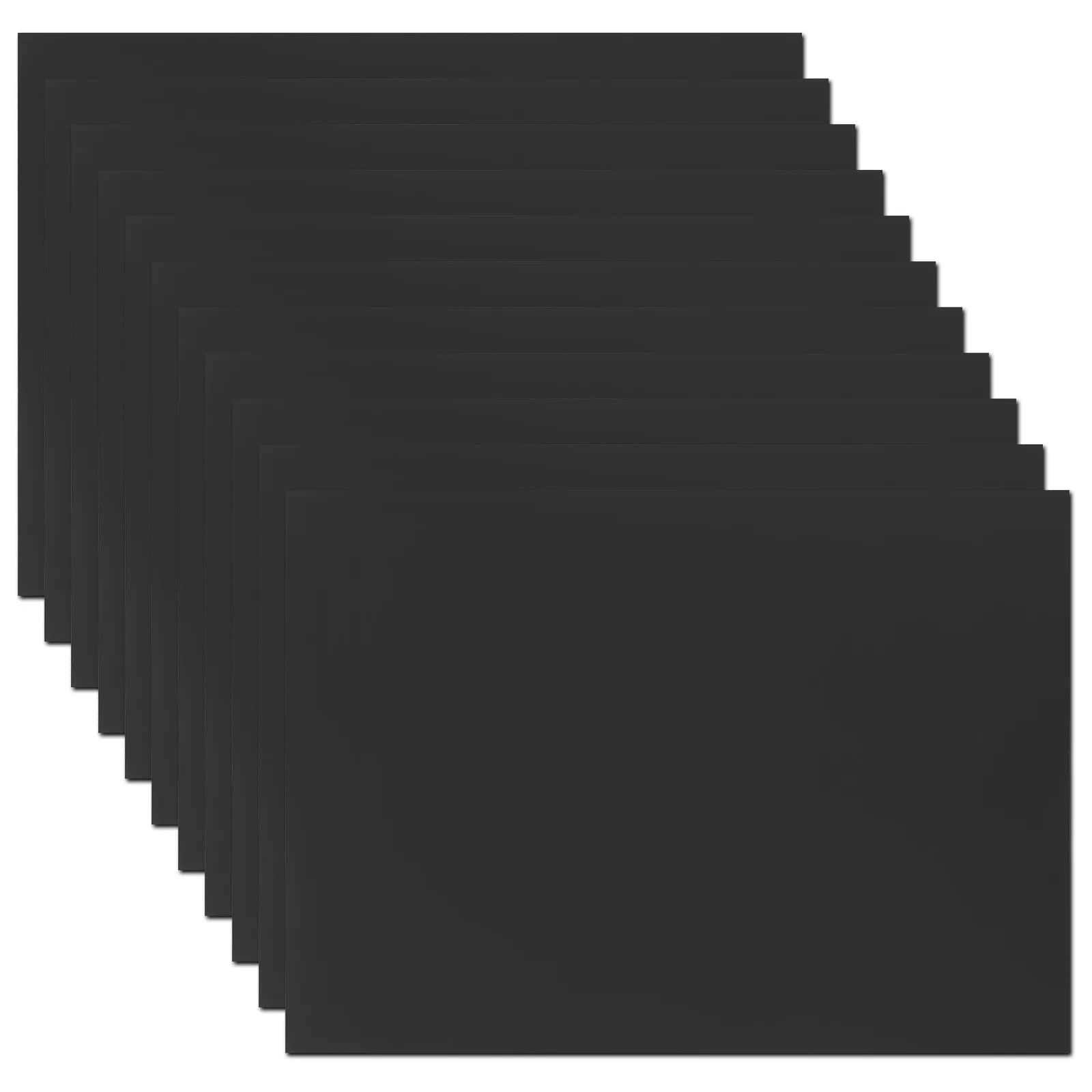 20 Sheets Black A4 Card Paper High Durability DIY Painting Origami Handmade Craft Paper for Art Projects Drawing Supplies