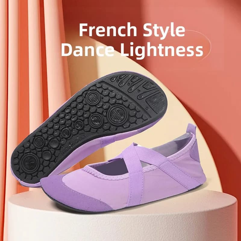 Women's shoes for indoor yoga, sports, non-slip, for home, beach, pilates, training, dance, jump rope, casual, with flat heel