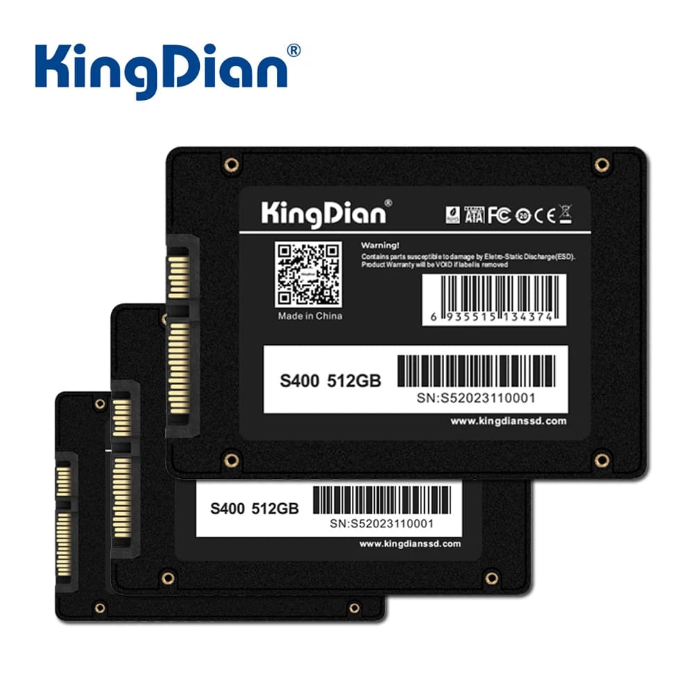 KingDian SSD 60GB 120GB 128GB 240GB 256GB 480GB 512GB 1TB 2TB SSD interno-SATA III 6 Gb/s, 2.5 "/7mm(0.28"), fino a 560 MB/s