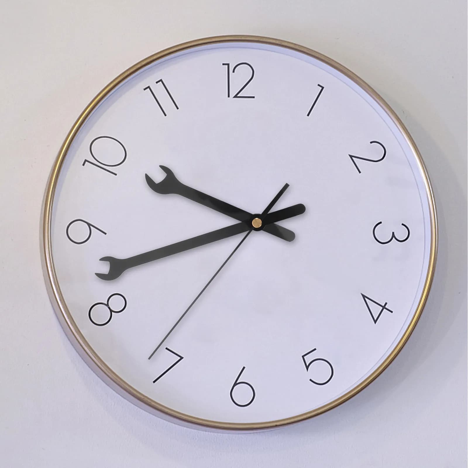 Set di 1 meccanismo per orologio da parete fai da te, silenzioso, senza ticchettio, al quarzo, kit di sostituzione, facile da installare per casa, ufficio, scuola