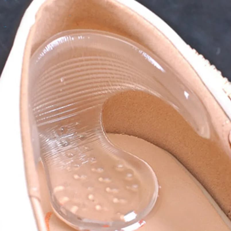 Haicar Top Grand 1 paio di gel di silicone per tallone, protezione per cuscino, piedi, cura dei piedi, inserto per scarpe, sottopiede, spazzola per scarpe