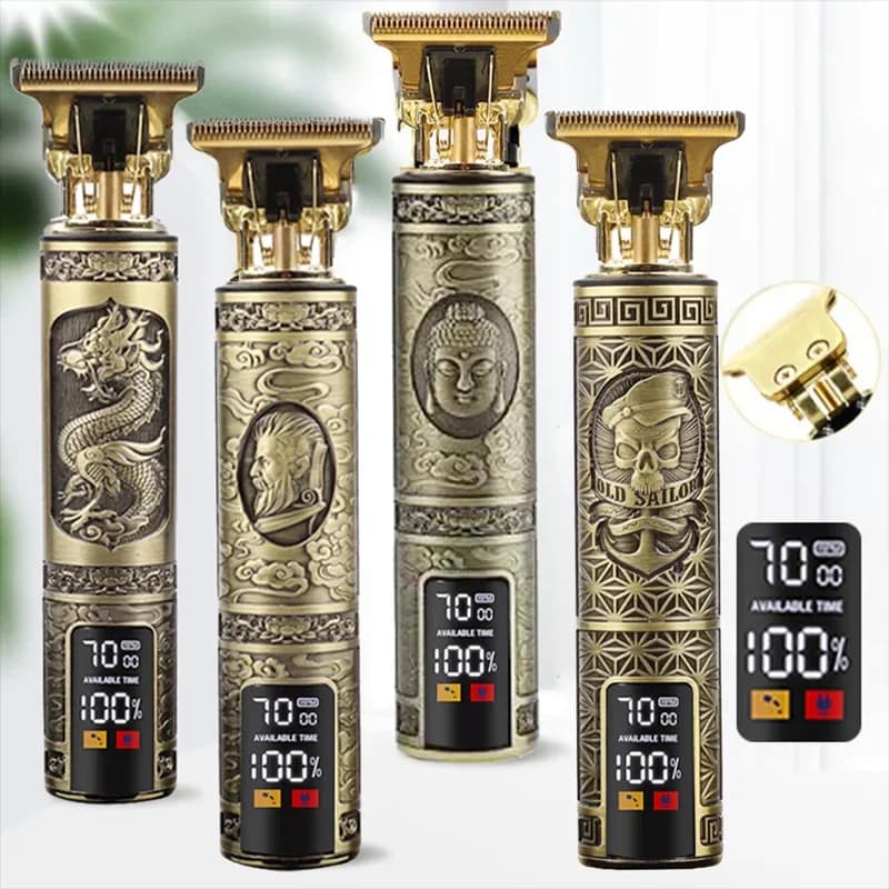 2025 T9 0mm Electric Haircut for Men Battery Haircuts Barba Professional Haircutting Machine Barbiere Rechargeable
