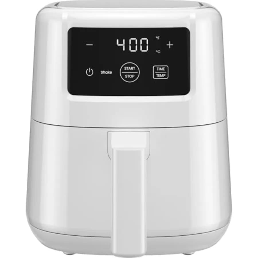 2 Qt Mini Air Fryer Digital Space-Saving Compact Air Fryer with Nonstick and Dishwasher Safe Basket for Quick Easy Meals in Min