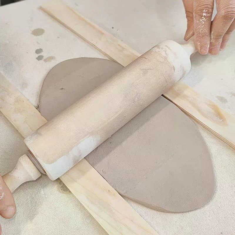 10 Pz 3/5/7/10/12 MILLIMETRI Bordo di Argilla Ceramica Guida Striscia di Legno di Pino Righello di Legno Strumento di Ceramica Rolling Argilla Taglio Binario di Guida del Legno