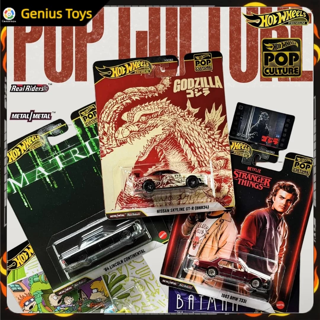 Genuino Hot Wheels Premium Nuova Cultura Pop NISSAN SKYLINE GT-R Scala 1:64 Pressofuso Modello di Auto In Lega di Veicolo Giocattolo Da Collezione