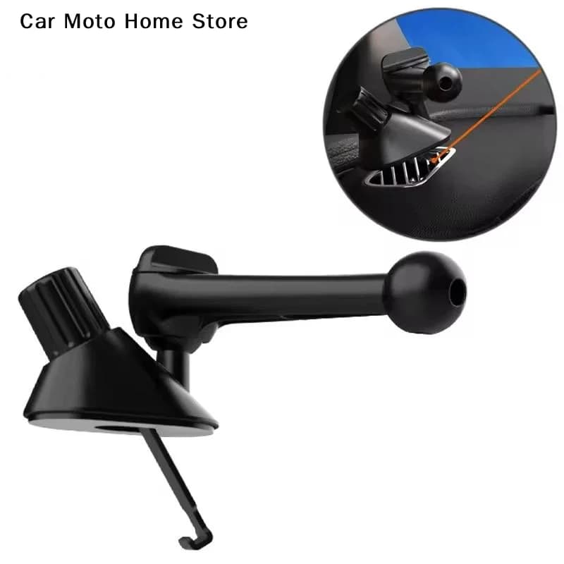 Universal 17mm Ball Head For Car Air Vent Clip Phone Holder Mount 360 Rotable Car Air Outlet Phone Holder Stand Base Accessories