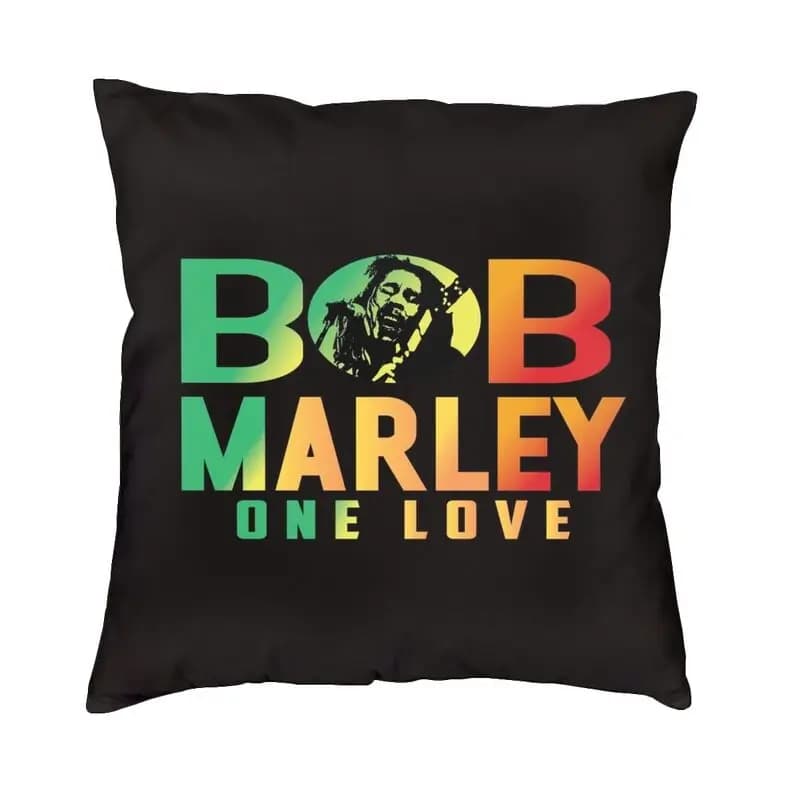 Pillow pillow case Jamaica Reggae Music Bob Marley Decoration for sofa 40x40 square cushion