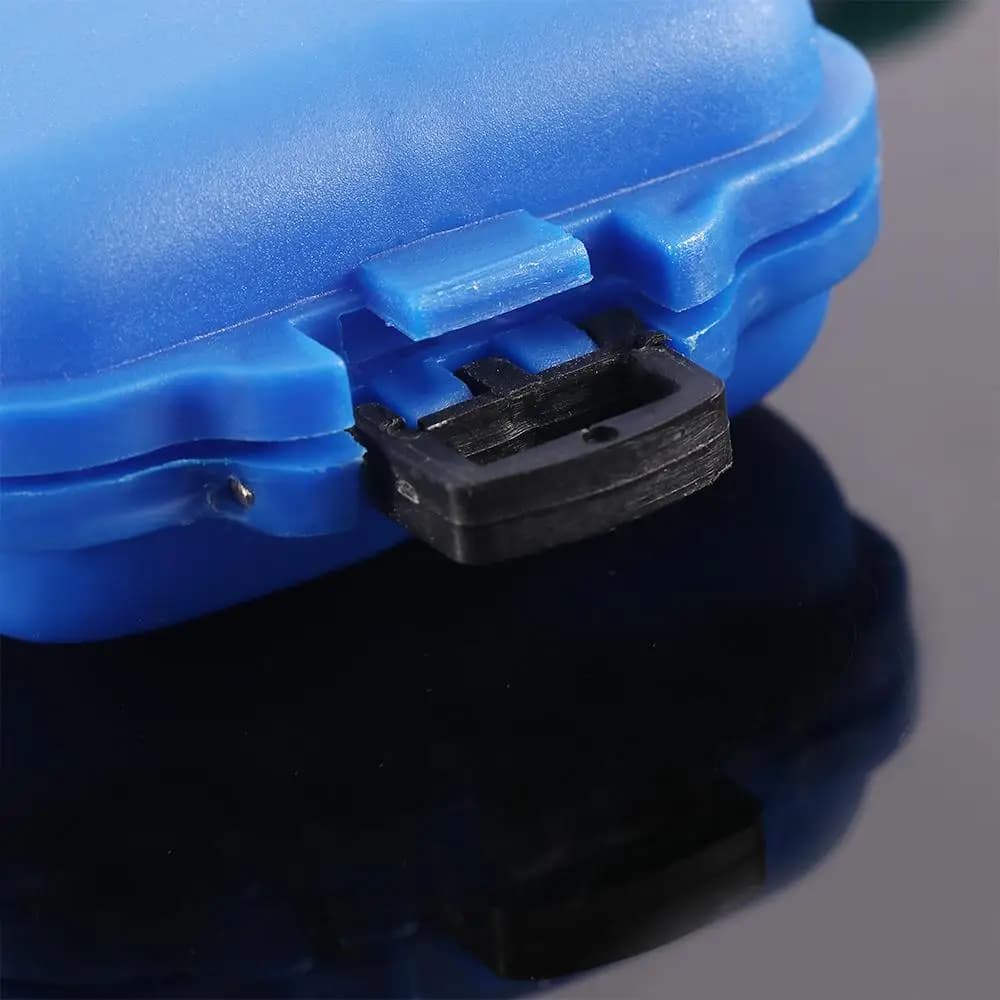 Scatola Portatile Quadrata per Accessori da Pesca, Contenitore per Esche, Scatola per Ami da Pesca, Scatole per Attrezzatura da Pesca