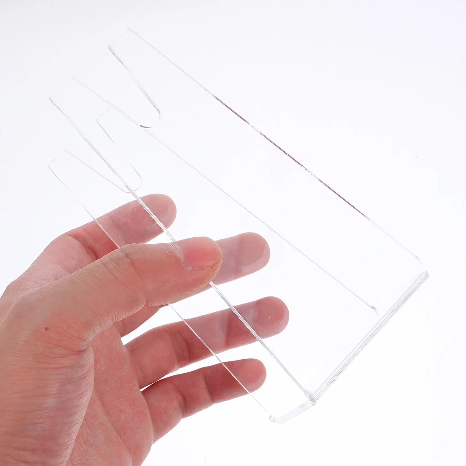 Espositore per Racchette da Ping Pong in Acrilico Trasparente 3mm, Supporto Stabile per Racchette, Organizzatore per Sala Giochi