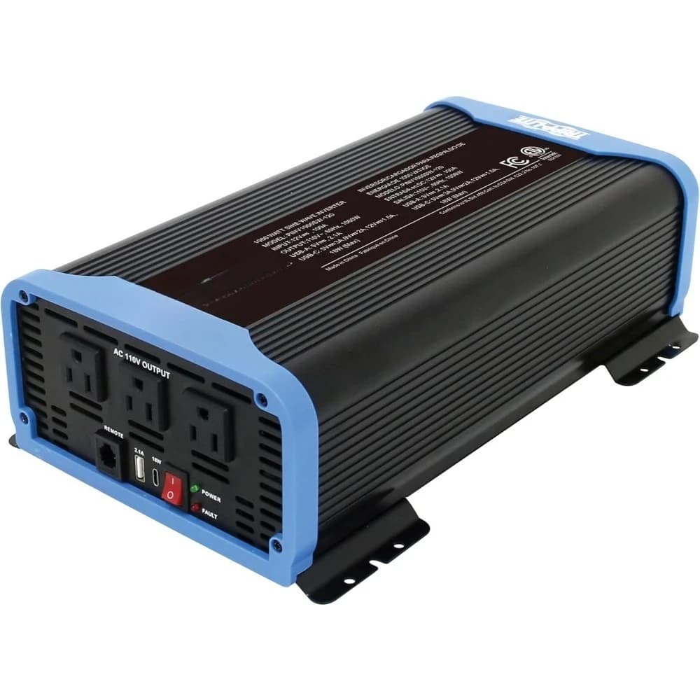 NEW 1500 W, 3 sockets, 1 USB + 1 USB charging port, remote control via telephone cable RJ12