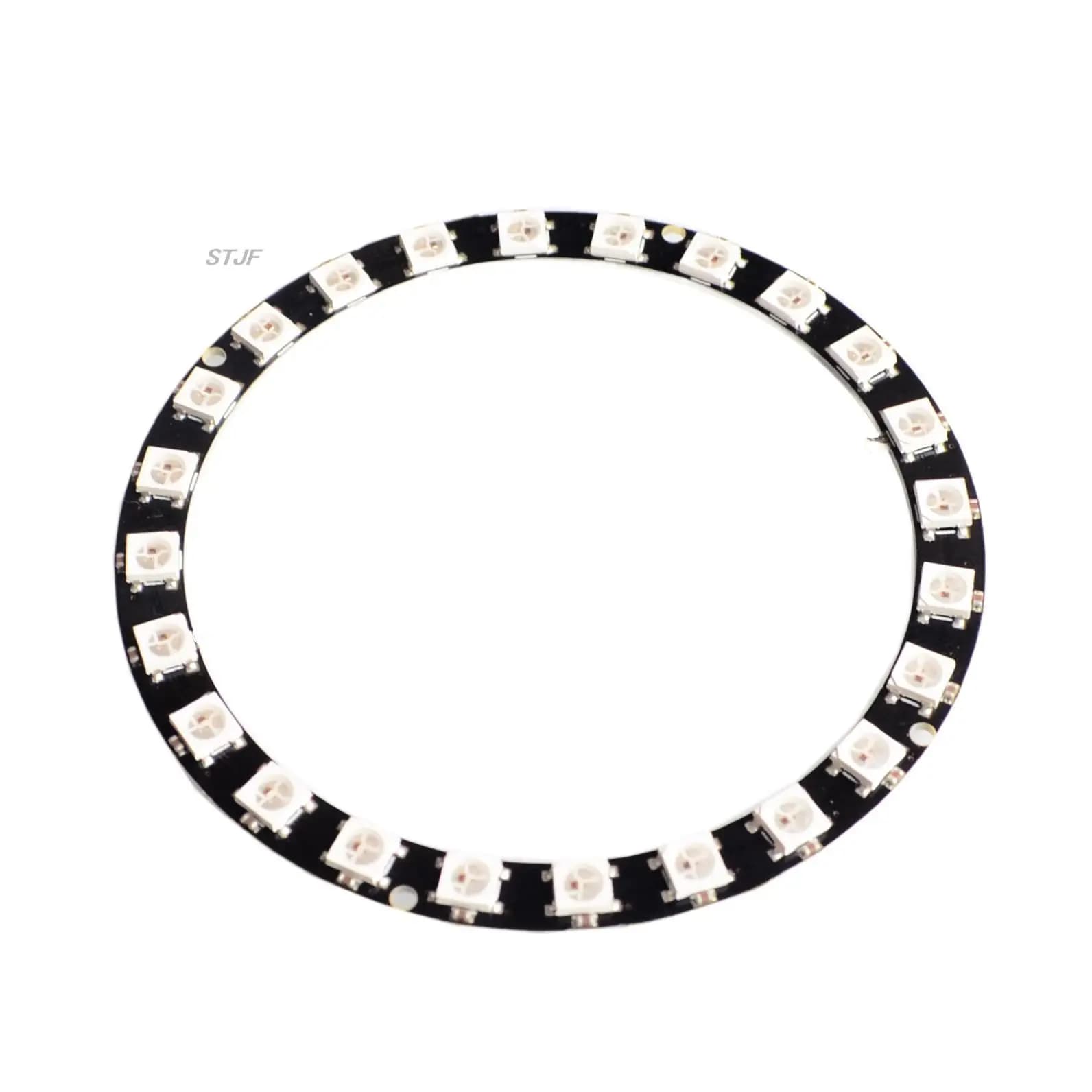 Striscia modulo WS2812B 24 bit 24 X WS2812 5050 RGB Lampada ad anello LED con driver integrati ws2812 RGB 24