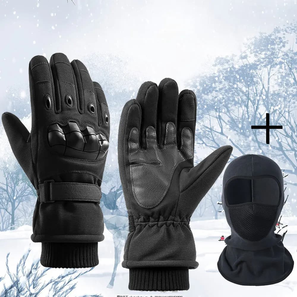 Guanti da moto invernali Guanti touch screen con dita intere Moto Sport all'aria aperta Guanti da equitazione per moto Attrezzatura da moto