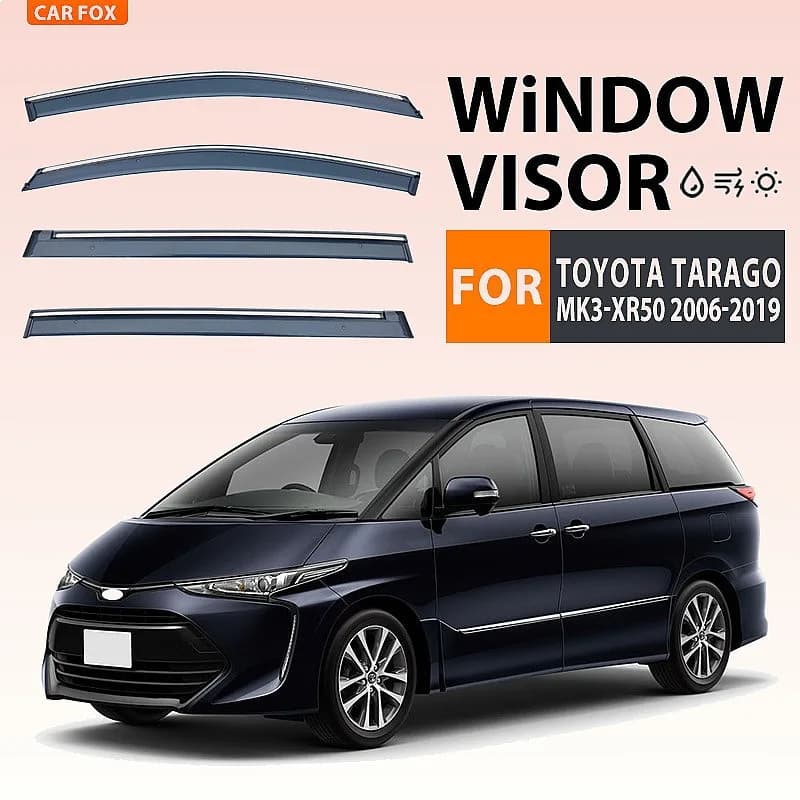 Per Toyota Tarago 2000-2019: Deflettori Antipioggia e Parasole per Finestrini Auto, Accessori Auto