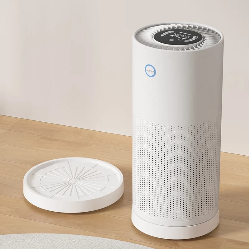 Base girevole in acciaio inossidabile e plastica – Supporto multiuso con ruote per umidificatori, purificatori d'acqua, deumidificatori