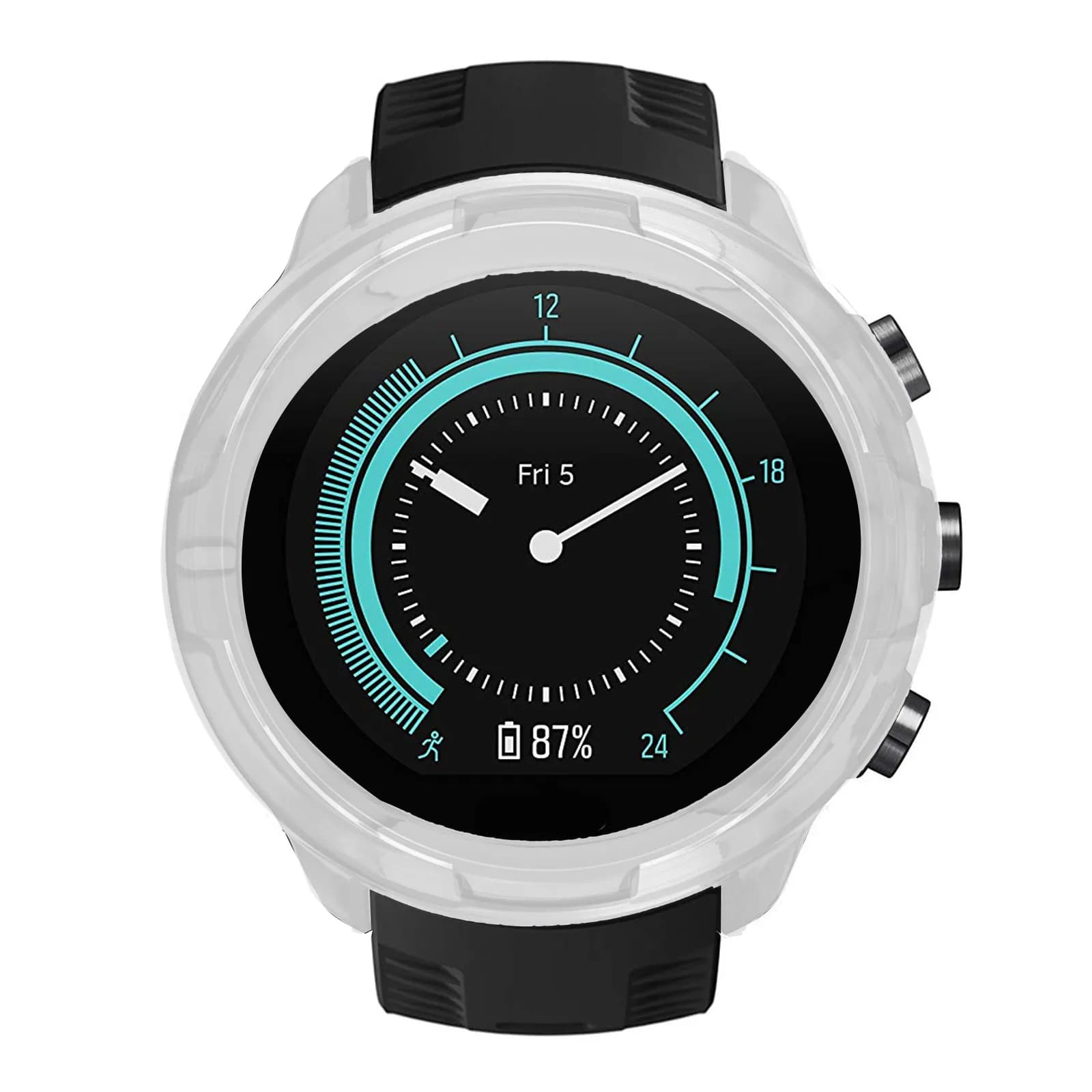 1Pz Protective Case for Smartwatch in Anti-Caduta Anti-Right TPU, Protective Accessories for Watch Compatible with Suunto 7