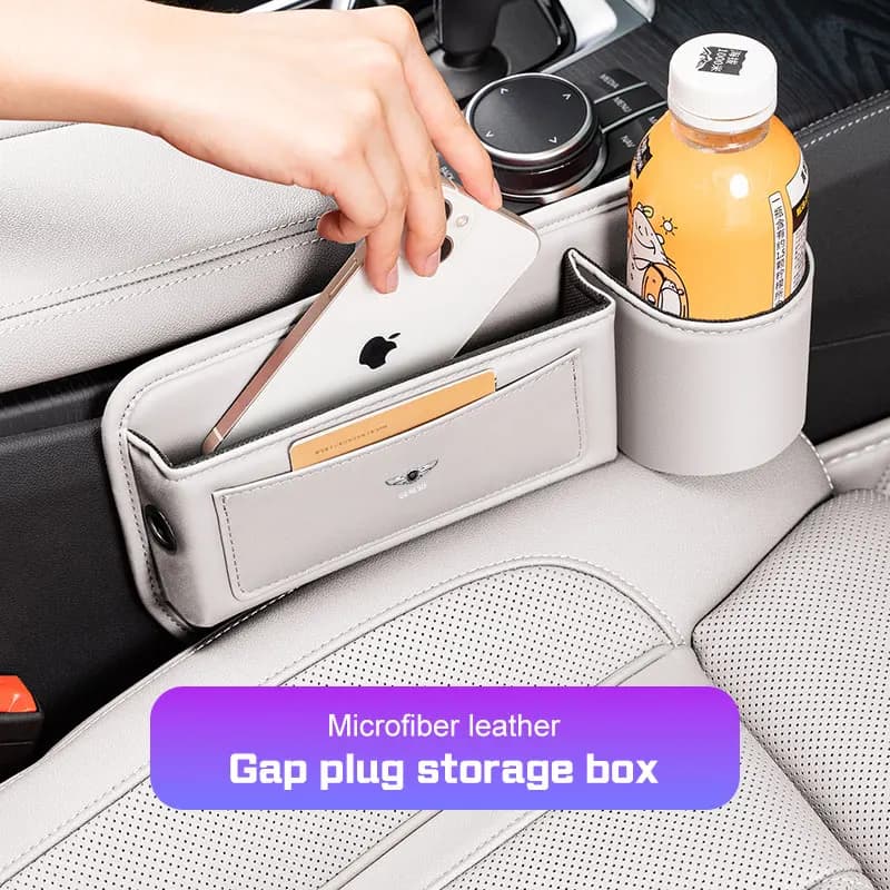 Seggiolino auto Gap Organizer Scatola di Immagazzinaggio Per Hyundai Genesis Coupe G80 G70 GV60 GV70 GV80 BH GH G90 X GV90 Telefono Portabicchieri Accessorie