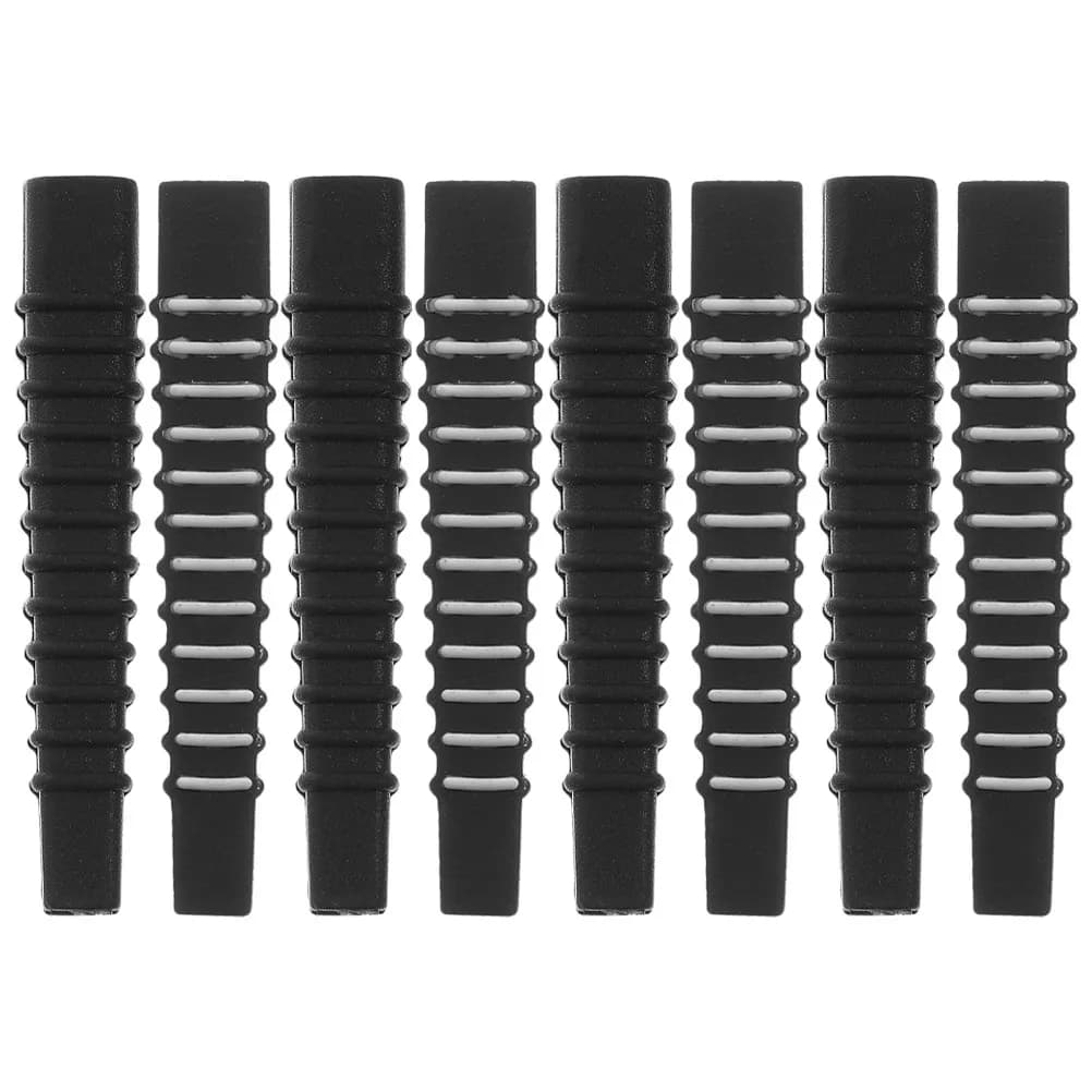 8Pcs Premium Silicone Eyeglass Anti-Slip Ear Sleeves Temple Cushions Grip Retainer End Tips for Daily Sports Active Wear Use
