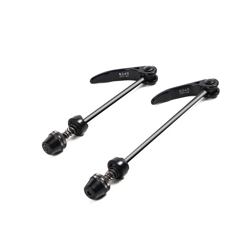 Set di spiedini a sgancio rapido per bicicletta - Anteriore 110 mm e posteriore 148 mm per MTB/bici da strada - Asse mozzo ruota leggero con leva