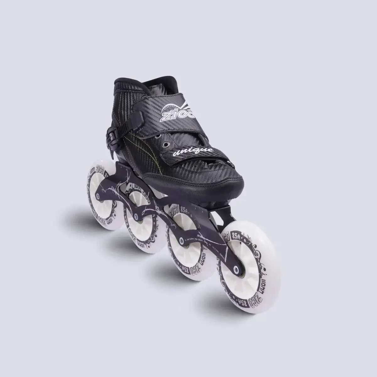Pattini Professionali in Fibra di Carbonio: Design Piatto con Ruote Grandi e Pattini a Tre Ruote Grandi