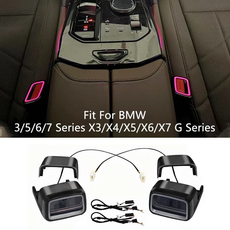 LED Fibbia della cintura di sicurezza Luce ambientale per BMW 3 5 6 7 Serie X3 X4 X5 X6 X7 Fibbia di sicurezza Decorazione Sincronizzazione Accessori per l'illuminazione