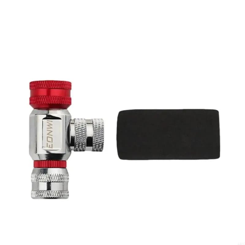 Portable CO2 Inflator Head Quick & Easy Bicycles Tyre Pump Bike Inflation Valves Head Nozzle CO2 Tyre Filler Enduring